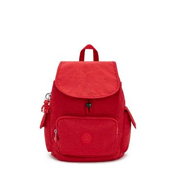 Kipling City Pack Small Rugzak Rood | BE 1509VR